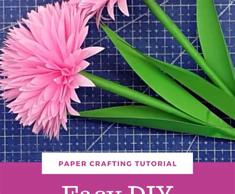 Easy Diy Handmade Paper Flowers Paper Craft Paperpapers Blog