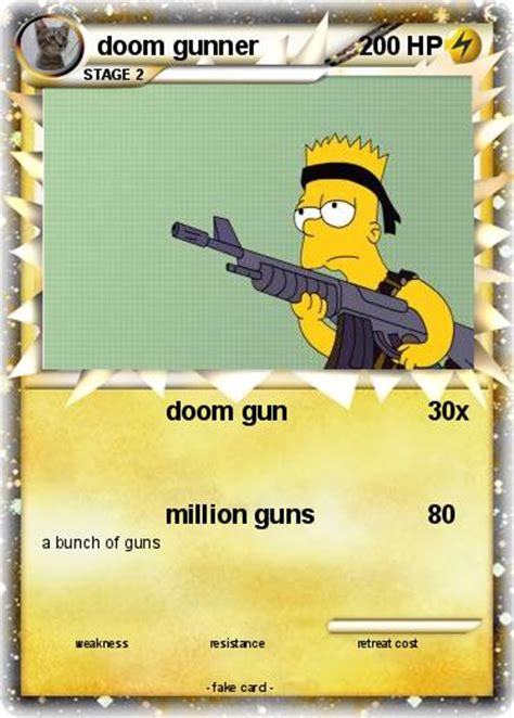 Pokémon Doom Gunner Doom Gun My Pokemon Card