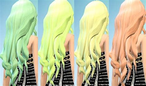 Ohmyglobsims Pastel Hair Recolors David Sims Long Wavy Hairstyle