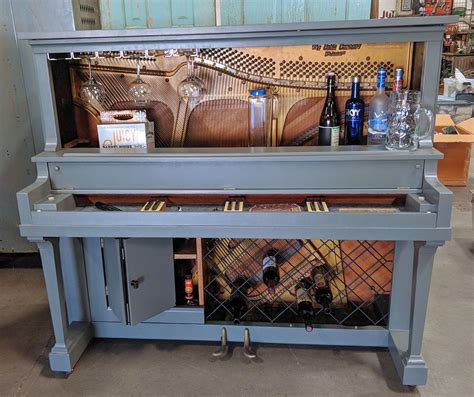 Repurposed Piano Bar Piano Bar Shipping Crates Upright Piano