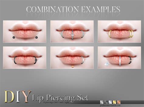 The Sims Resource Diy Lip Piercing Set