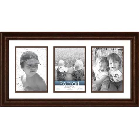 Timeless Frames 45282 Lauren Collage Walnut Wall Frame 10 X 20 In
