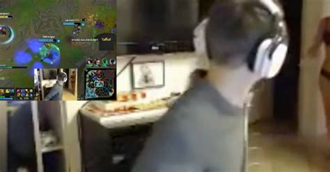 Gamers Live Stream Interrupted When His Stunning Half Naked Mum Walks Into His Room Wearing