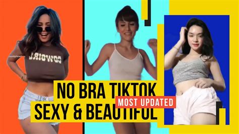 Sexy Girls Bouncy Boobs No Bra Challenge Tiktok 2021 Compilation Youtube