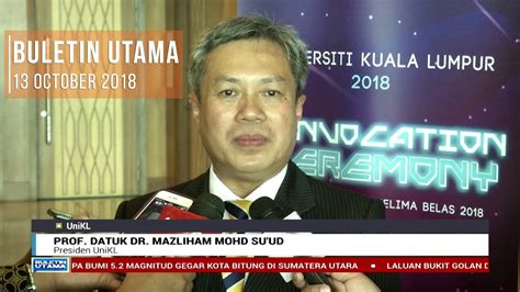 Buletin utama (pendahulu berita tv3) merupakan sebuah penonton rancangan berita tertinggi nombor satu dan terbesar di saluran tv3 yang disiarkan selama sejam setiap hari bermula jam 8 hingga 9 malam. Buletin Utama TV3 - UniKL 15th Convocation | 13 October ...