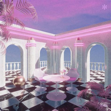 Brunch In Miami Done With Blender Aesthetic Space Vaporwave