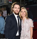Aaron Taylor-Johnson with wife Sam at Avengers: Age Of Ultron world ...