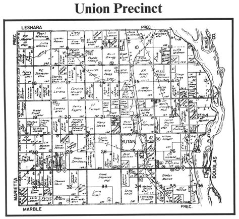 1983 Saunders County History Union Precinct