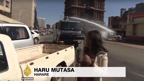 Police Fire Tear Gas At Protesters Demanding Fair Vote Robert Mugabe News Al Jazeera