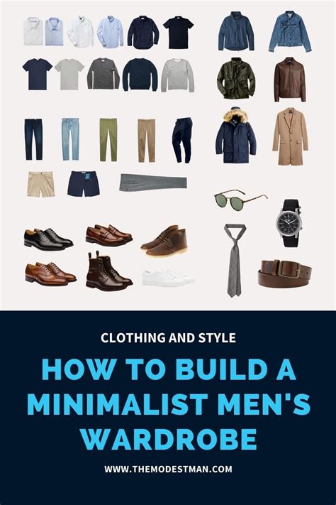 The 32 Item Minimalist Mens Wardrobe How To Build It Minimalist