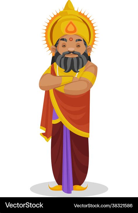 Cartoon Indian King