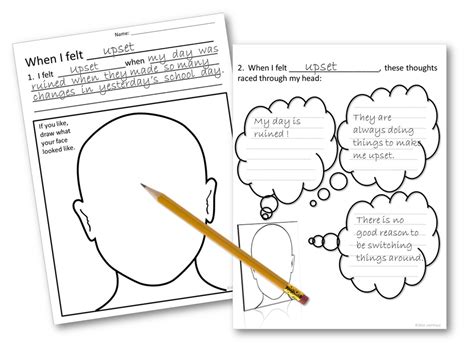 Cbt Emotion Worksheets Links To Each Worksheet Series Social Skills