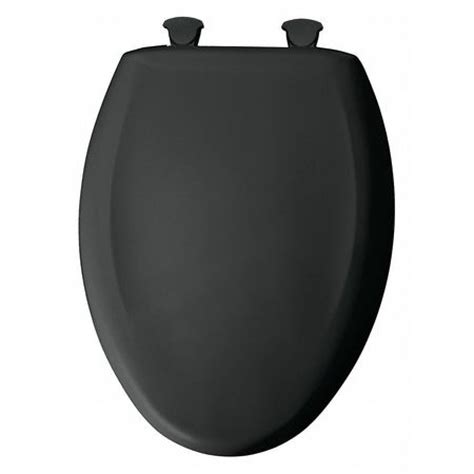 Bemis 1200slowt 047 Elongated Closed Front Toilet Seatblack With