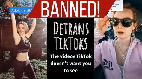 Banned Detransition Tiktok Compilation The Videos Tiktok Doesnt Want