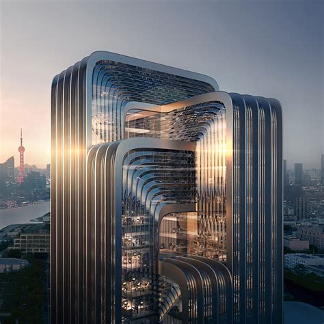 Decmyk Zaha Hadid Architects Shares Proposal For Shanghais Greenest