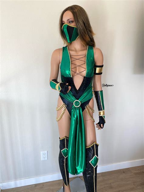 Deluxe Jade Mortal Kombat Costume Cosplay Mortal Kombat Jade Etsy