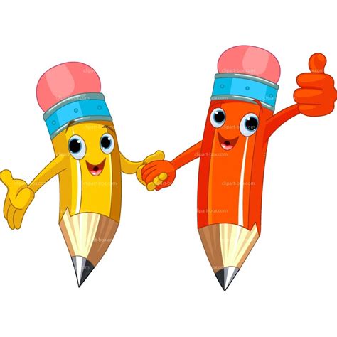 Happy Pencil Clipart Clipground