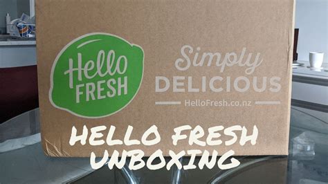 Our First Hello Fresh Unboxing And Meals New Zealand Edition Youtube