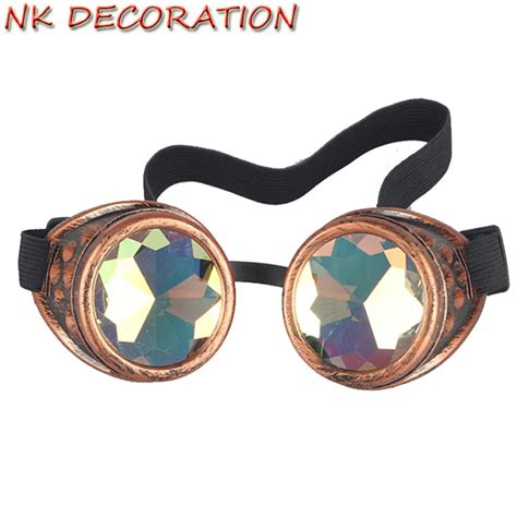 Buy Nk Decoration New Sell Vintage Colorful Lens Eyewear Steampunk Kaleidoscope