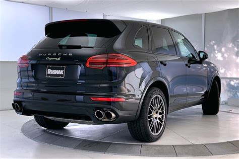 Certified Pre Owned 2017 Porsche Cayenne E Hybrid S Platinum Edition 4d