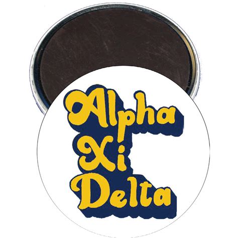 Alpha Xi Delta Retro Magnet Playalday