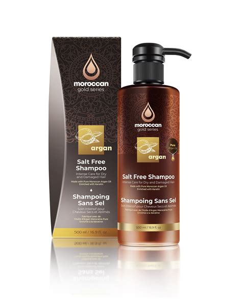 Moroccan Gold Series Salt Free Shampoo 500ml169oz New Packaging