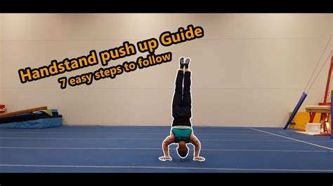 Beginners Guide To Handstand Pushup 7 Steps Youtube