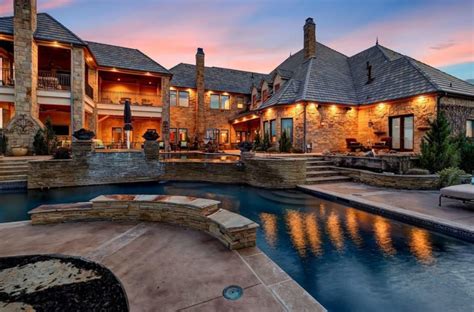 45 Million European Stone Mansion In Fort Worth Tx Homes Of The Rich