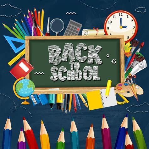 Back To School Background And Colorful Welcome Back To School 23620443
