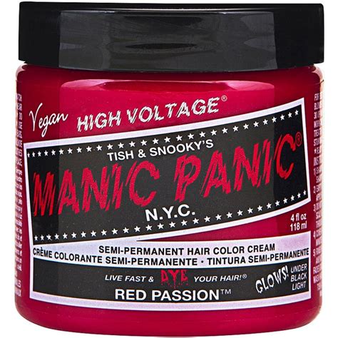 Manic Panic High Voltage Classic Hair Colour Cream Red Passion 118ml Justmylook
