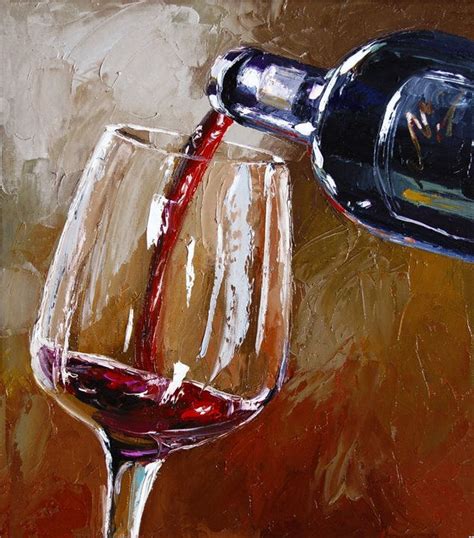 Wine Painting Easy Canvas Painting Painting Drawing Wine Glass
