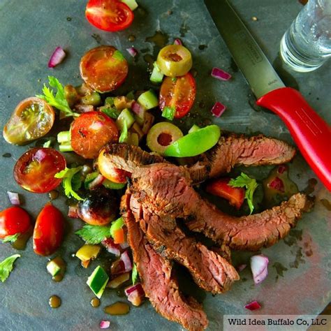 Best beef cuts for grilling. Flank Steak | Bison recipes, Steak salad recipe, Steak salad
