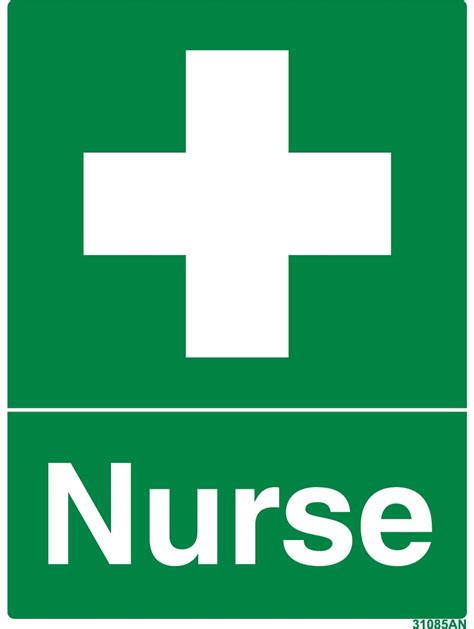 Nurse First Aid Sign