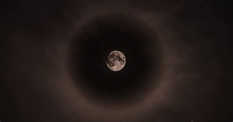 Why Does The Moon Have A Ring Around It December 2020 “cold Moon”