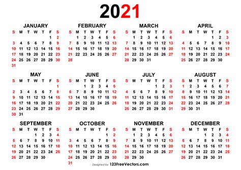 210 2021 Calendar Vectors Download Free Vector Art And Graphics