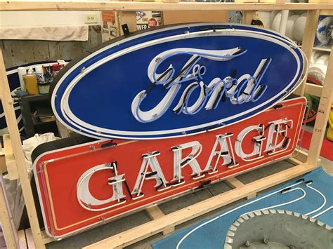 Ford Garage Neon Sign Ford Ts Ts For Him Ts For Etsy