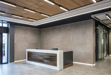 Entrance Hall With Reception Desk And Hallways In Dpc Head Office