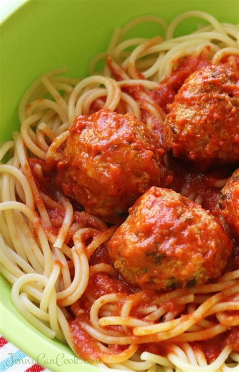 Quick And Easy Spaghetti And Meatballs Jenny Can Cook