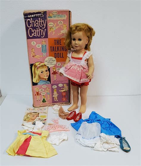 G435 1950s Mattel Chatty Cathy The Talking Doll With Original Boxのebay