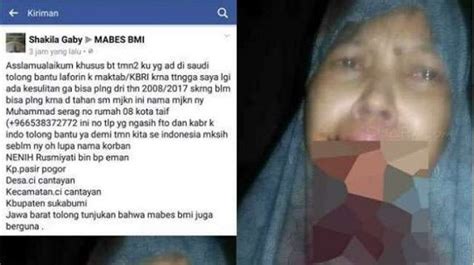 Tkw Di Arab Saudi Yang Fotonya Viral Sudah Tahun Tak Dapat Gaji