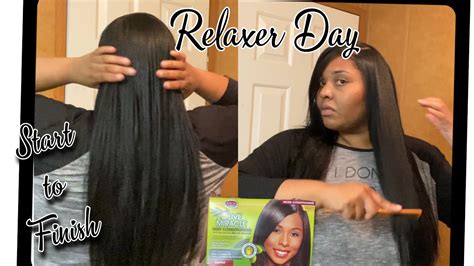 Relaxer Routine How I Relax My Hair At Home Long Healthy Relaxed Hair
