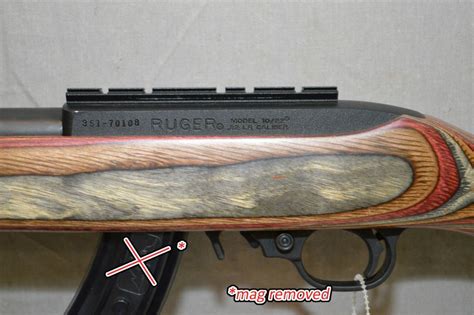Ruger Model 1022 Carbine 22 Lr Cal Mag Fed Semi Auto Carbine W 18 12