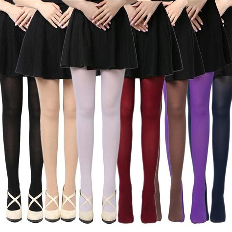 Buy Classic Sexy Women 120D Opaque Footed Tights Thick Stockings