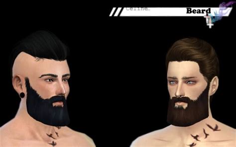 Бороды и волосы на теле для Sims 4 Волосы для Sims 4 Каталог файлов