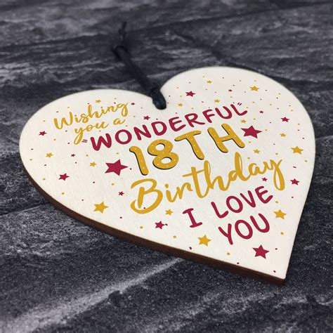 18th birthday gifts for girls, 18th birthday necklace 18th birthday gift girl. 18th Birthday Card For Daughter Best Friend Sister Gifts Heart
