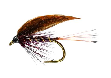 Caledonia Flies Grouse And Claret Winged Wet 10 Fishing Fly