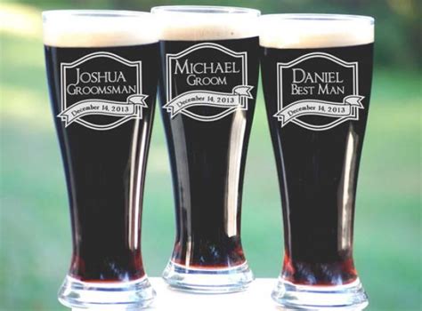 Unique groomsmen gifts surprise your groomsmen and impress them with your unseen creativity. Best Groomsmen Gifts, 6 Personalized Beer Glasses, Unique ...