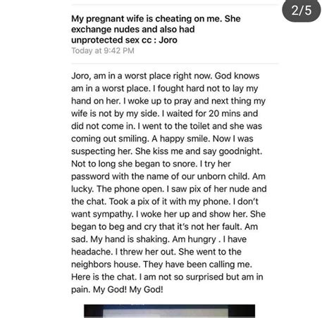 Husband Exposes Nude Photos And Chats His Pregnant Wife Sent To Her Lover 18 Photos