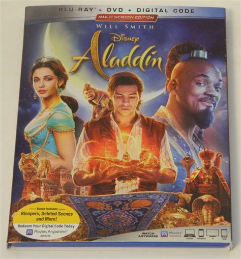 Aladdin 2019 Live Action Blu Ray Review Geeky Hobbies