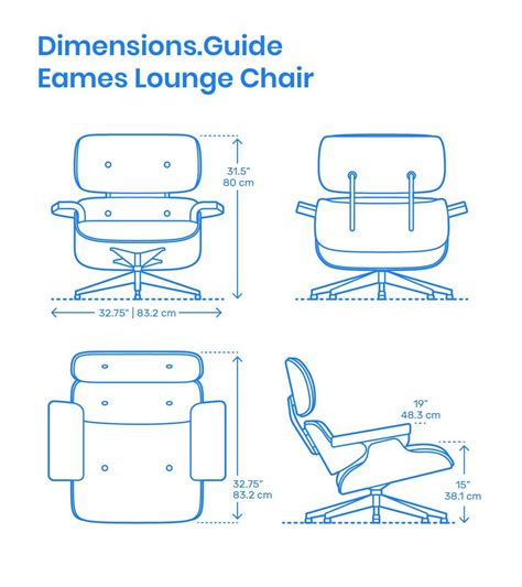 The front seat edge will be about 15 inches above the floor, but note that some copies have that same measurement. Eames Lounge Chair #lounge #chair #dimensions The Eames ...